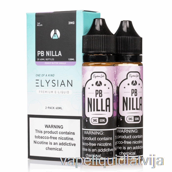 Pb Nilla - Elysian Labs - 120ml 0mg Vape šķidrums